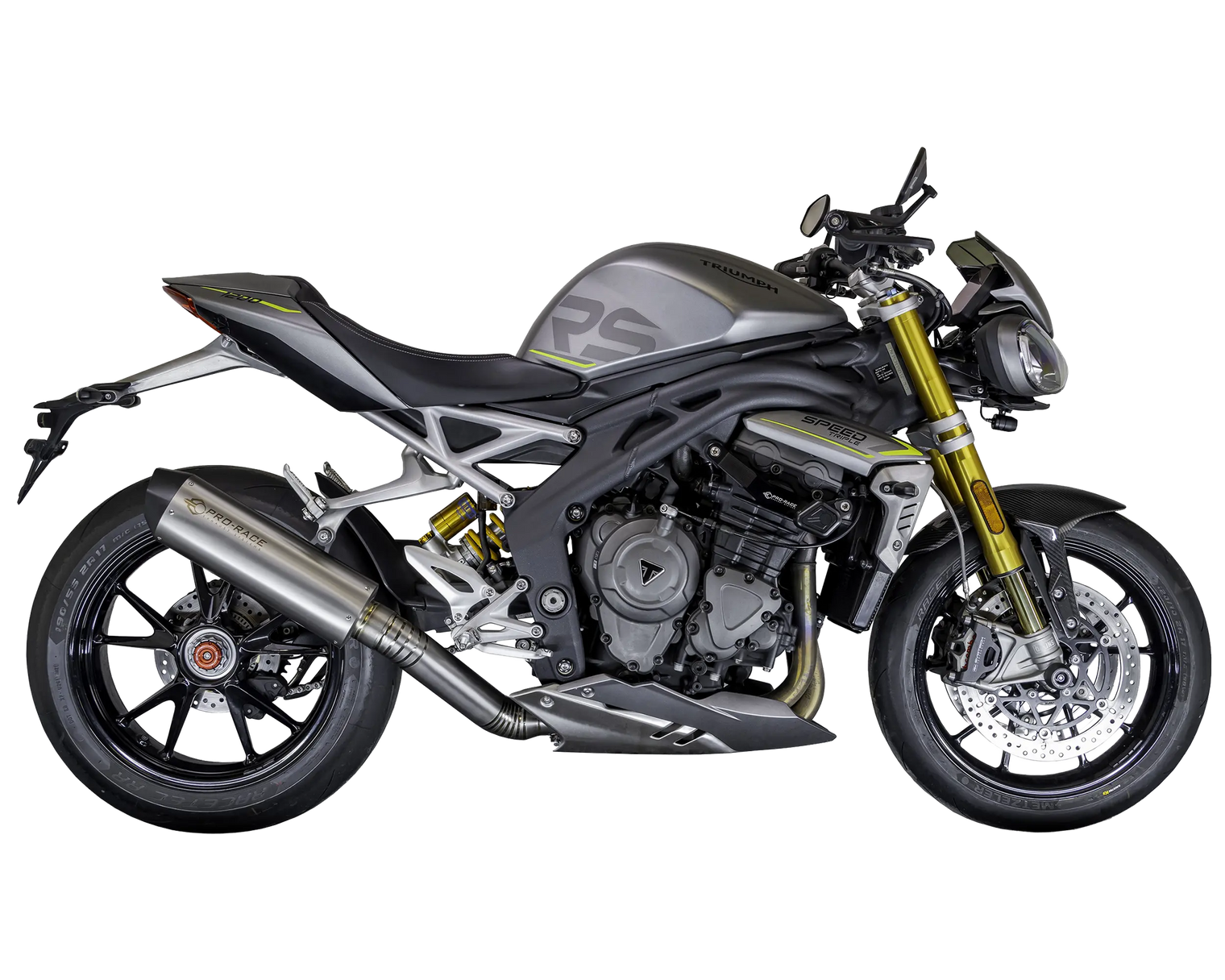 Triumph Speed Triple 1200 RS/RX 2025-2026 EVO-X Slip-on exhaust Pro-Race exhaust systems