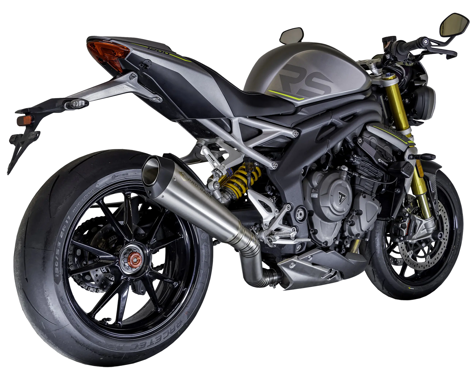Triumph Speed Triple 1200 RS/RX 2025-2026 EVO-XC Slip-on exhaust Pro-Race exhaust systems