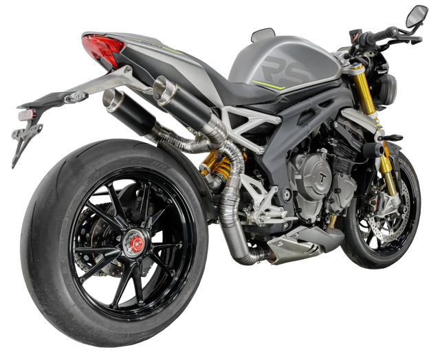 Triumph Speed Triple 1200 RS 2021-2024 GP-R1 Titanium under-seat exhaust system Pro-Race exhaust systems