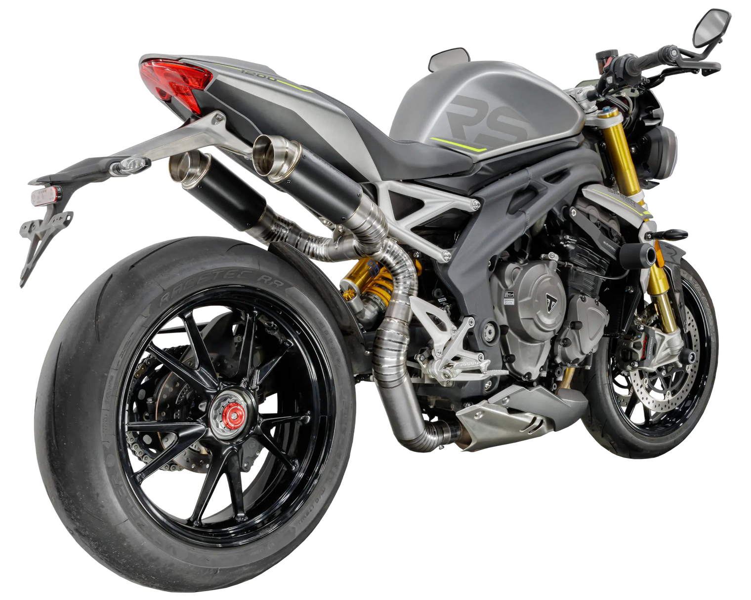 Triumph Speed Triple 1200 RS 2021-2024 GP-R3 Titanium under-seat exhaust system Pro-Race exhaust systems