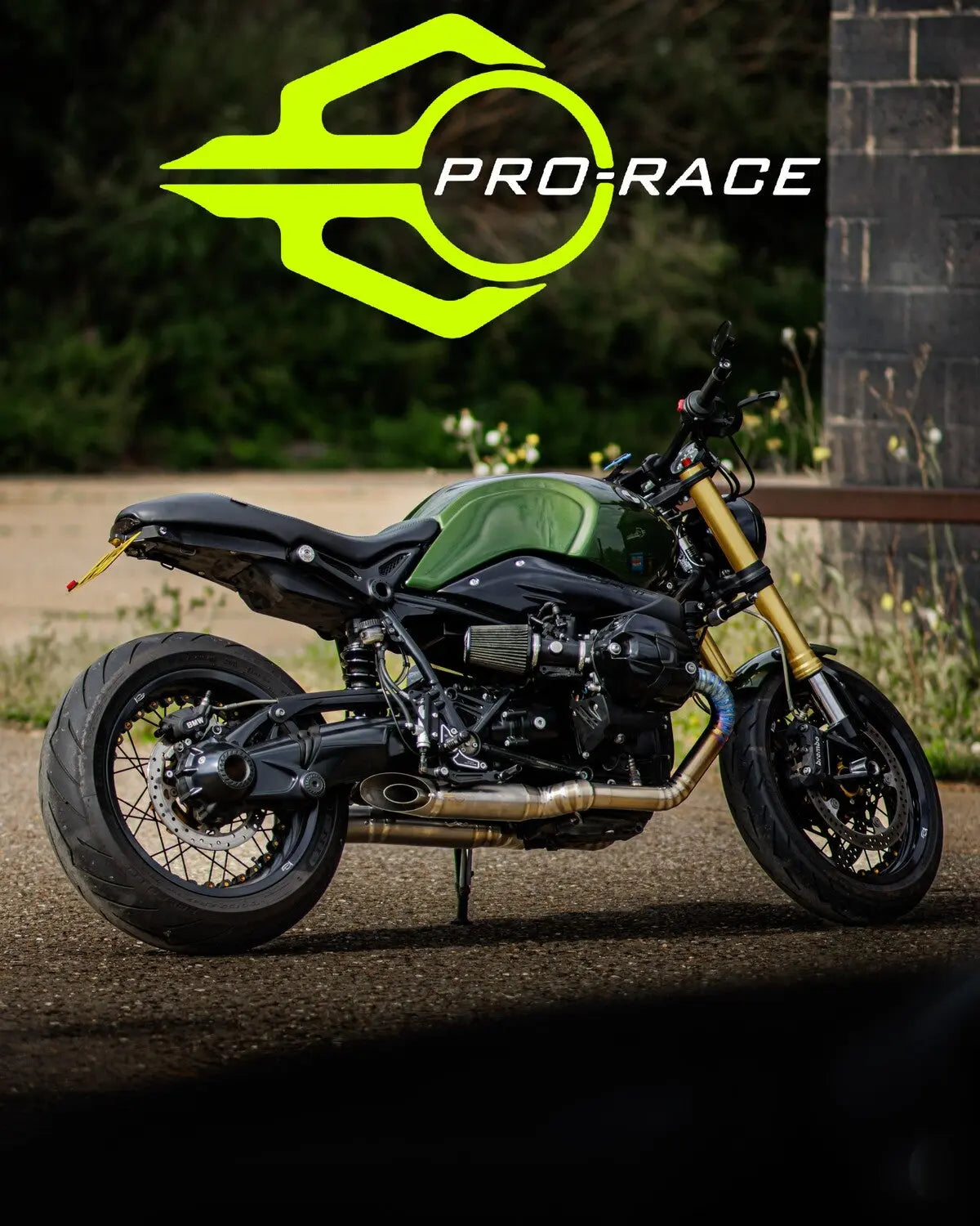BMW R Nine-T Roadster 2021-2024 SR-1 Full Titanium Pie-cut Exhaust System
