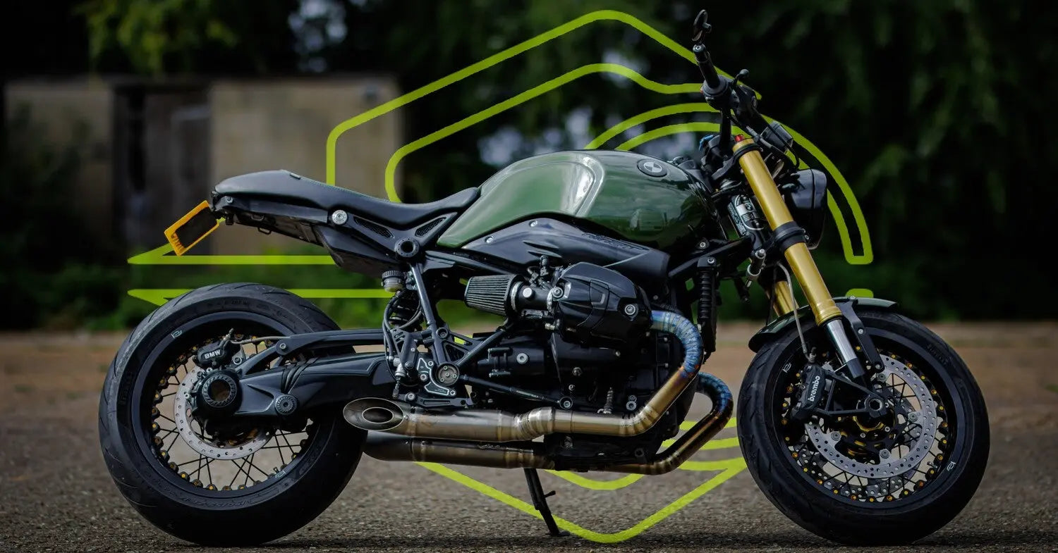 BMW R Nine-T Roadster 2021-2024 SR-1 Full Titanium Pie-cut Exhaust System