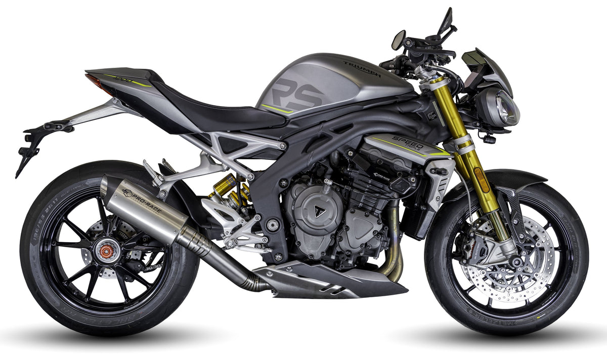 Triumph Speed Triple 1200 RS & RX 2025-2026 EVO-R Titanium slip-on exhaust Pro-Race exhaust systems