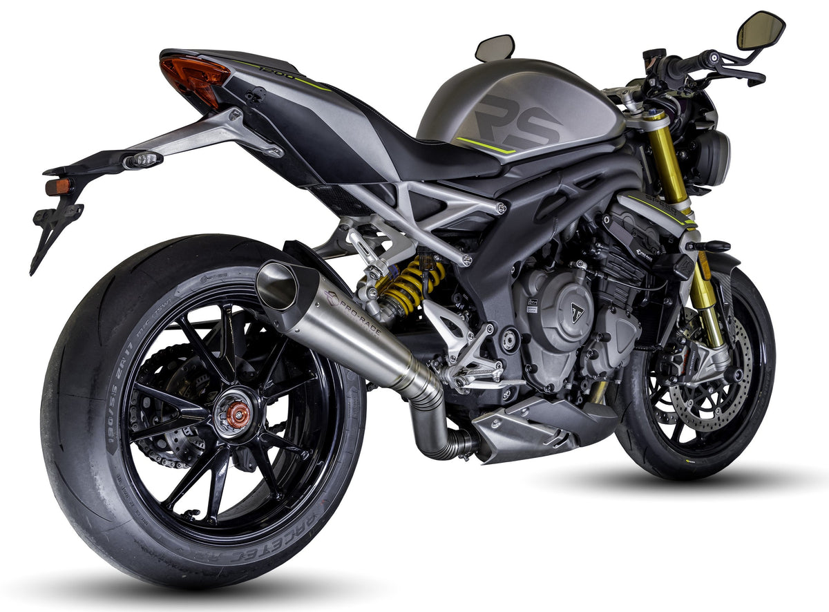 Triumph Speed Triple 1200 RS & RX 2025-2026 EVO-RC Titanium slip-on exhaust Pro-Race exhaust systems