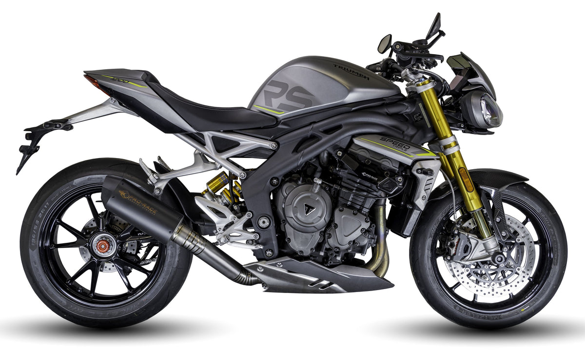 Triumph Speed Triple 1200 RS & RX 2025-2026 EVO-X Titanium slip-on exhaust Pro-Race exhaust systems
