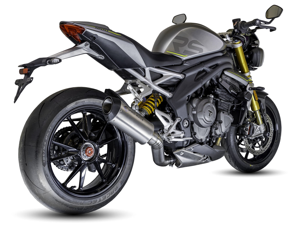 Triumph Speed Triple 1200 RS & RX 2025-2026 EVO-X Titanium slip-on exhaust Pro-Race exhaust systems
