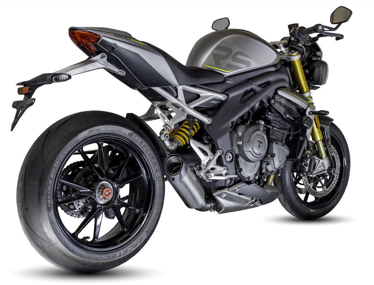 Triumph Speed Triple 1200 RS & RX 2025-2026 EVO-X Titanium slip-on exhaust (Low Mount) Pro-Race exhaust systems