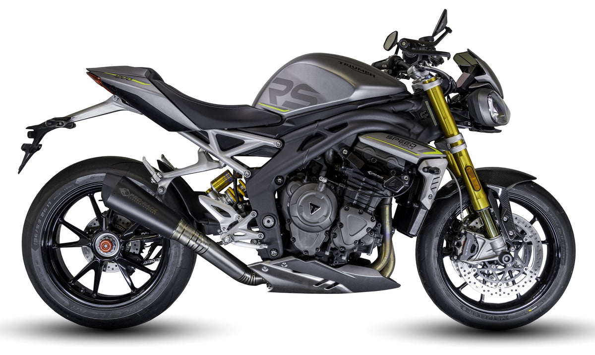 Triumph Speed Triple 1200 RS & RX 2025-2026 EVO-XC Titanium slip-on exhaust Pro-Race exhaust systems