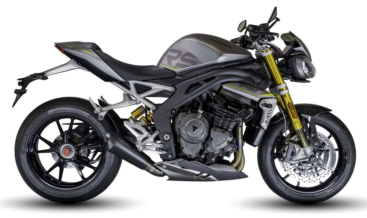 Triumph Speed Triple 1200 RS & RX 2025-2026 EVO-XC Titanium slip-on exhaust (Low Mount) Pro-Race exhaust systems