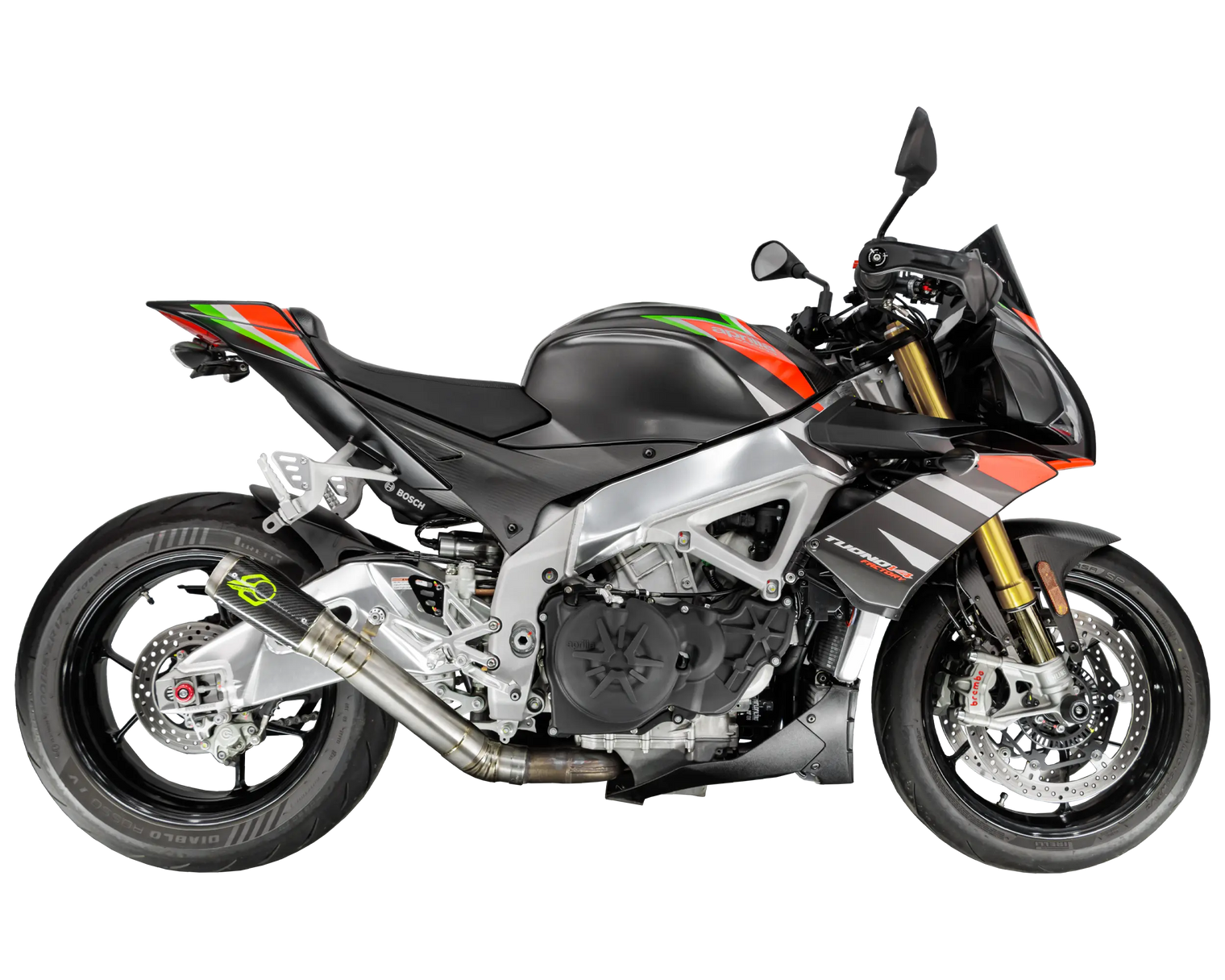 Aprilia Tuono V4 2017-2020 GP-R2 Slip-on exhaust Pro-Race exhaust systems