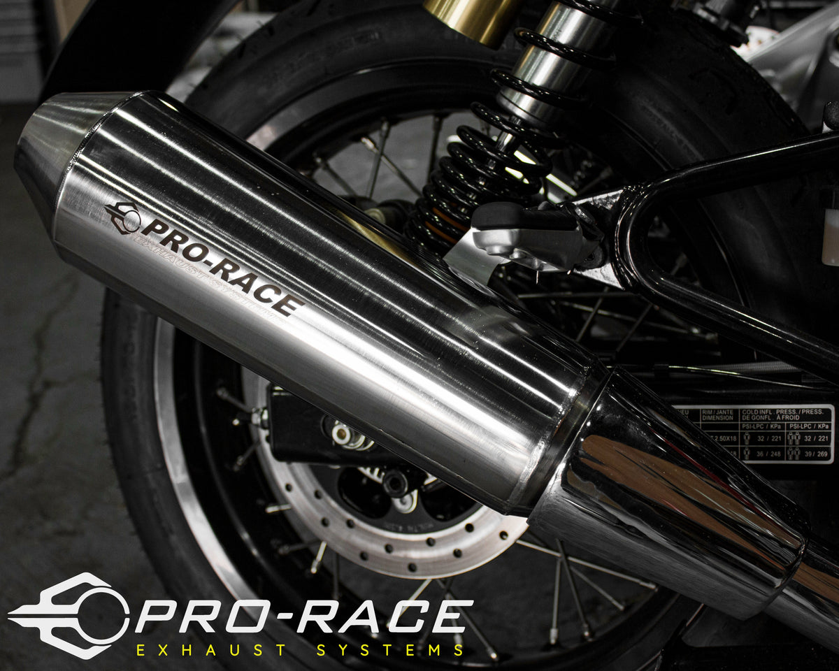 Royal Enfield continental GT 650 2019-2023 CR-1 slip-on exhaust Pro-Race exhaust systems