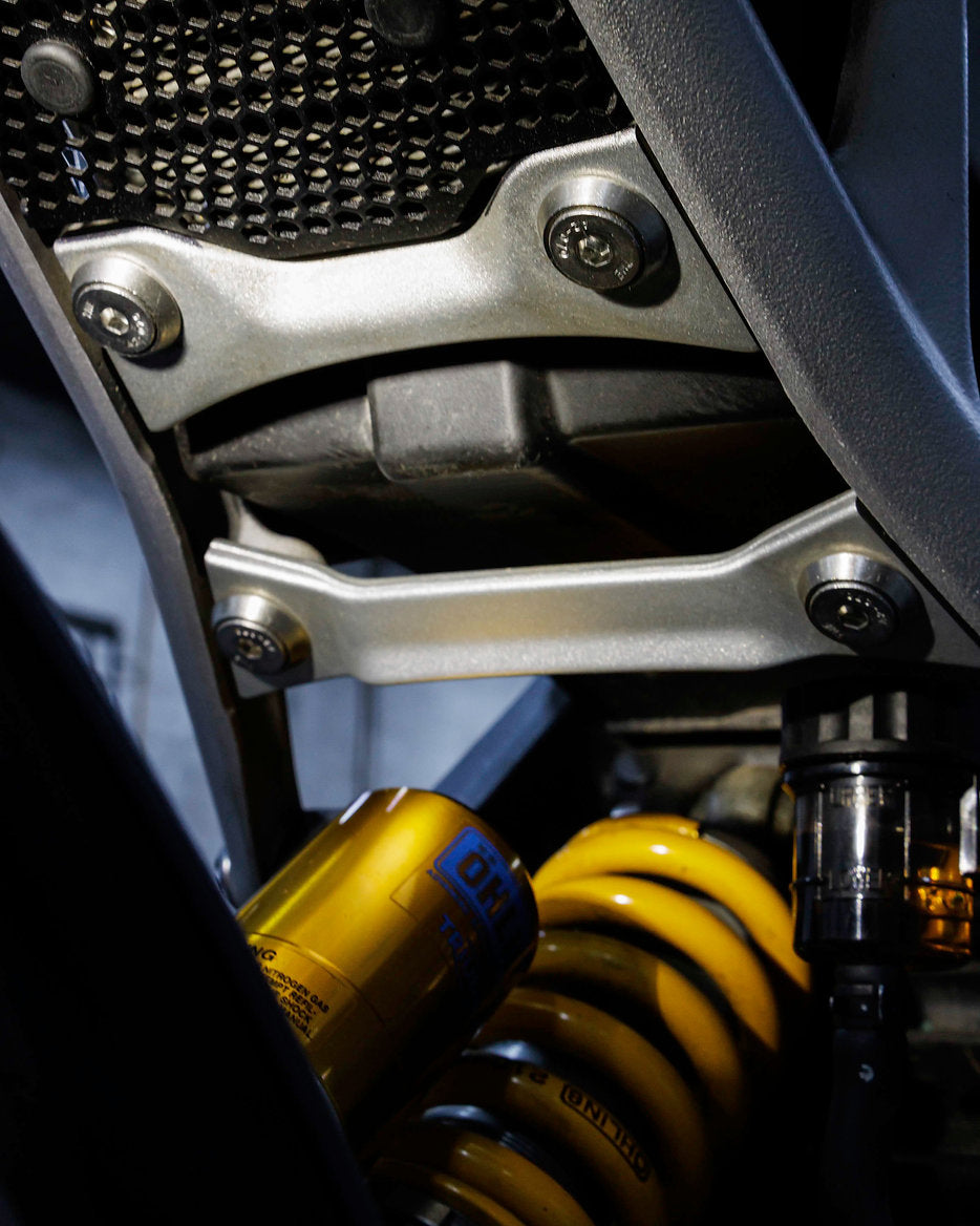 Triumph Speed Triple 1200 RS & RX 2025-2026 Pillion peg delete kit Pro-Race exhaust systems