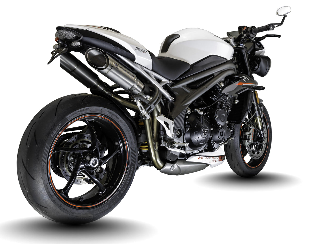 Triumph Speed Triple 1050 S & RS 2016-2020 GP-R4 Titanium slip-on exhausts Pro-Race exhaust systems