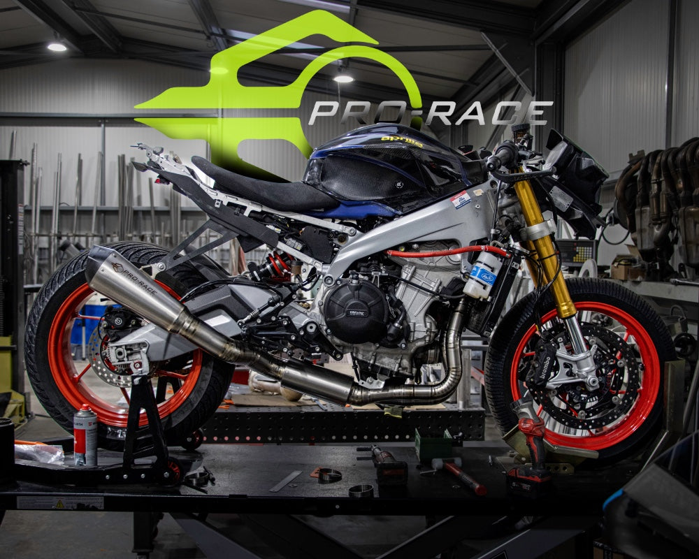 Our Evo-Xc Full Titanium Race System for the Aprilia RS660