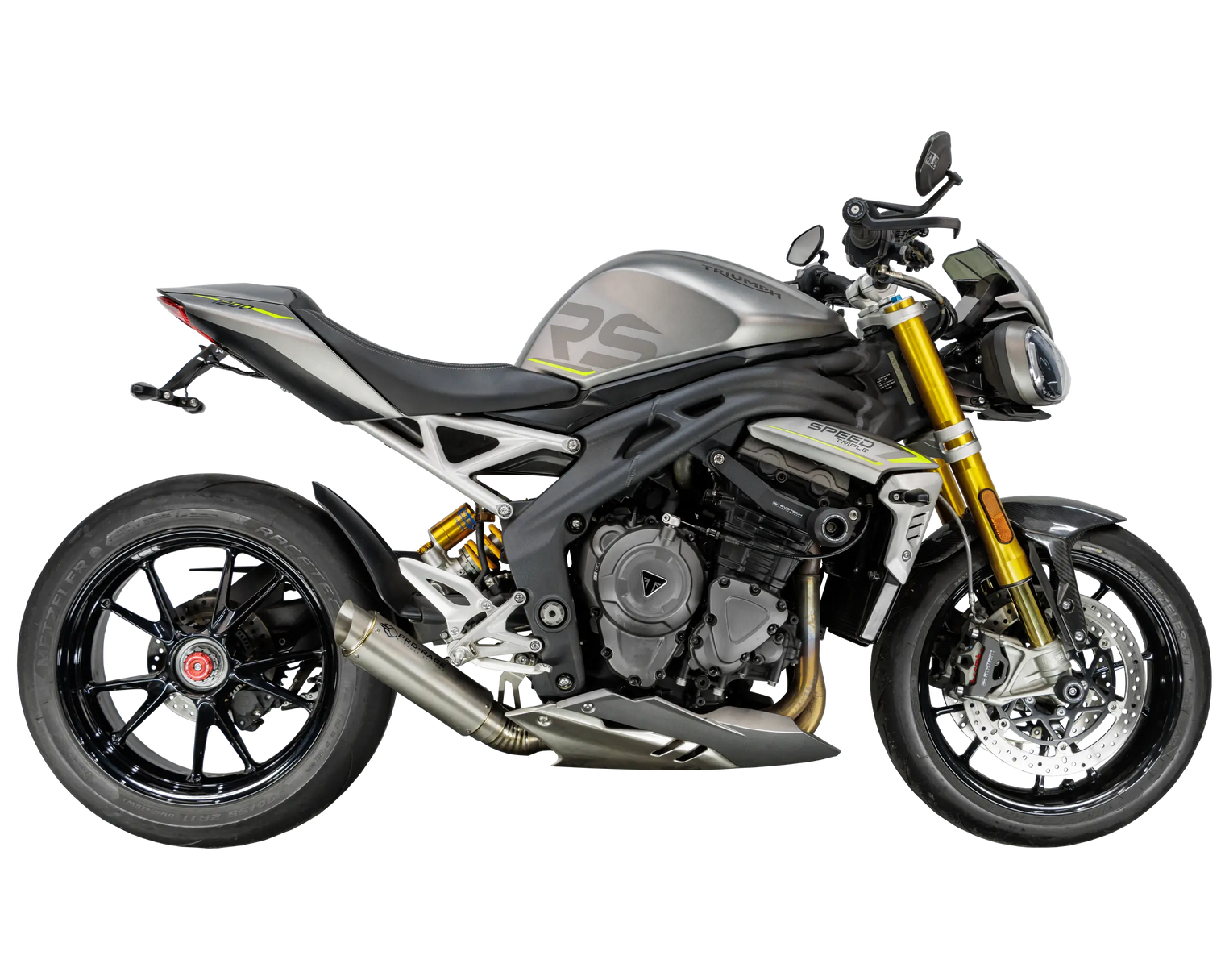 Triumph Speed Triple 1200 RS/RX 2025-2026 GP-R1L Slip-on exhaust (Low Mount) Pro-Race exhaust systems