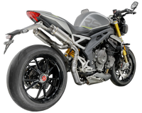 Triumph Speed Triple 1200 RS 2021-2024 GP-R1 Titanium under-seat exhaust system Pro-Race exhaust systems