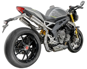 Triumph Speed Triple 1200 RS 2021-2024 GP-R2 Titanium under-seat exhaust system Pro-Race exhaust systems