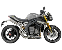 Triumph Speed Triple 1200 RS 2021-2024 GP-R2 Titanium under-seat exhaust system Pro-Race exhaust systems