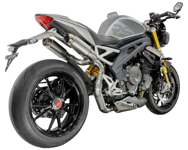 Triumph Speed Triple 1200 RS 2021-2024 GP-R3 Titanium under-seat exhaust system Pro-Race exhaust systems