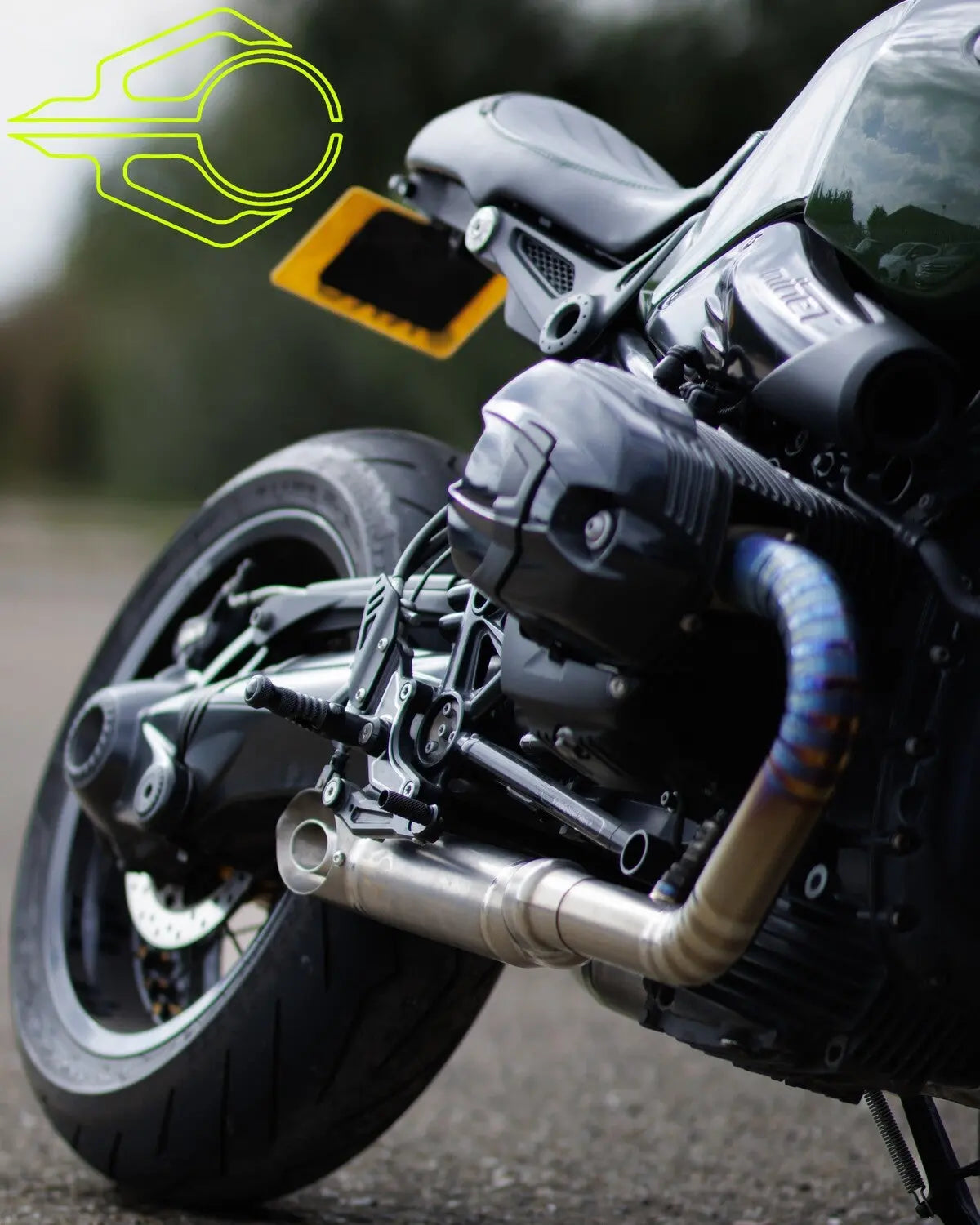 BMW R Nine-T Roadster 2021-2024 SR-1 Full Titanium Pie-cut Exhaust System
