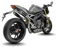 Triumph Speed Triple 1200 RS & RX 2025-2026 GP-R1 slip-on exhaust (Under-Seat System)  Pro-Race exhaust systems