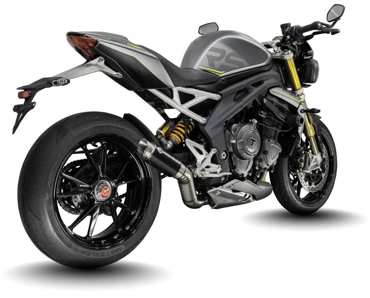 Triumph Speed Triple 1200 RS & RX 2025-2026 GP-R1 slip-on exhaust  Pro-Race exhaust systems