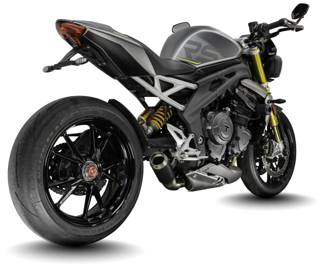 Triumph Speed Triple 1200 RS & RX 2025-2026 GP-R2 slip-on exhaust (Low Mount)  Pro-Race exhaust systems