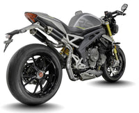 Triumph Speed Triple 1200 RS & RX 2025-2026 GP-R3 slip-on exhaust (Under-Seat System)  Pro-Race exhaust systems