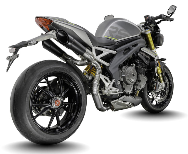 Triumph Speed Triple 1200 RS & RX 2025-2026 GP-R4C slip-on exhaust (Under-Seat System)  Pro-Race exhaust systems