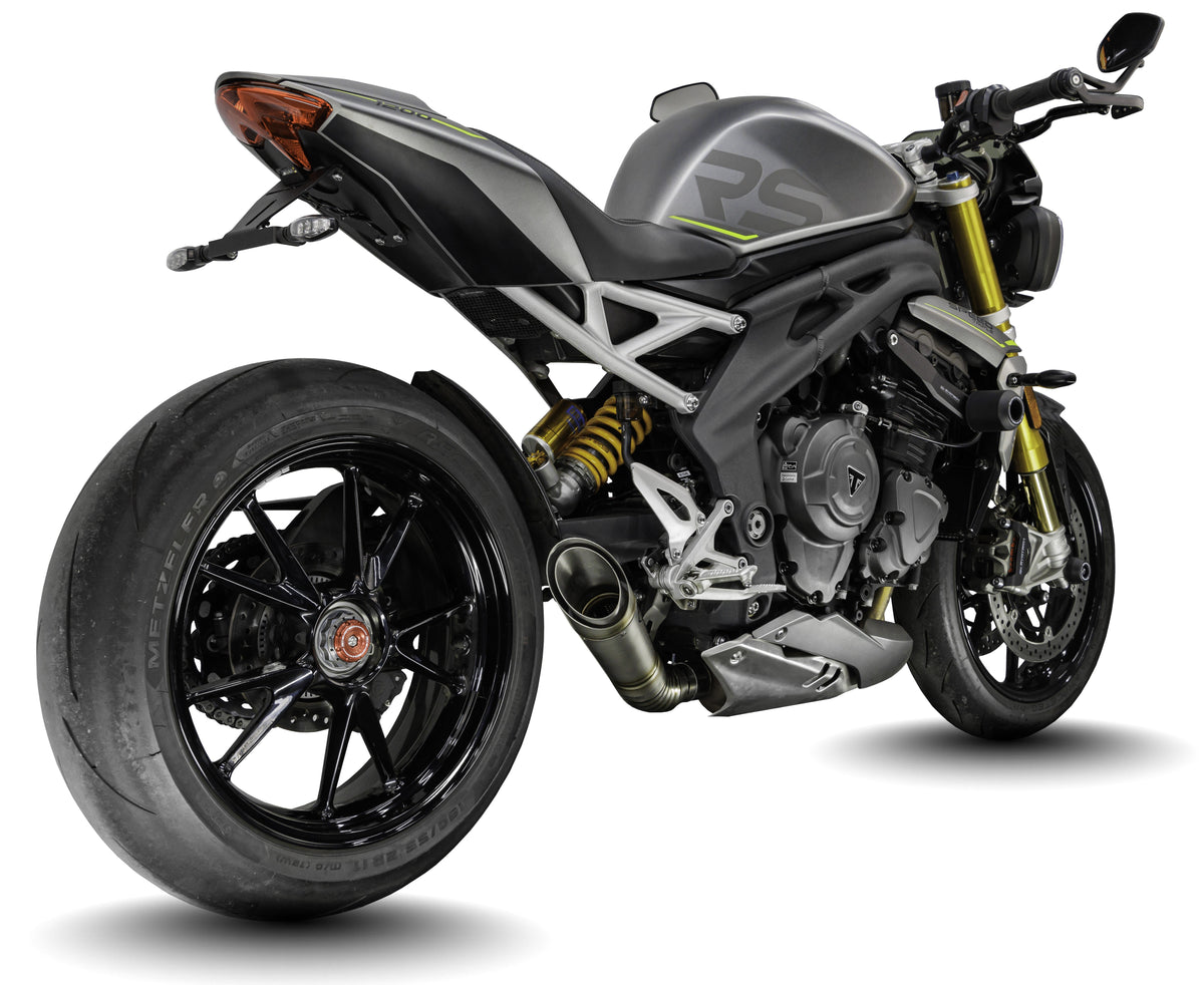 Triumph Speed Triple 1200 RS & RX 2025-2026 GP-R4C slip-on exhaust (Low Mount)  Pro-Race exhaust systems