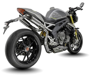Triumph Speed Triple 1200 RS & RX 2025-2026 GP-R4 slip-on exhaust (Under-Seat System)  Pro-Race exhaust systems