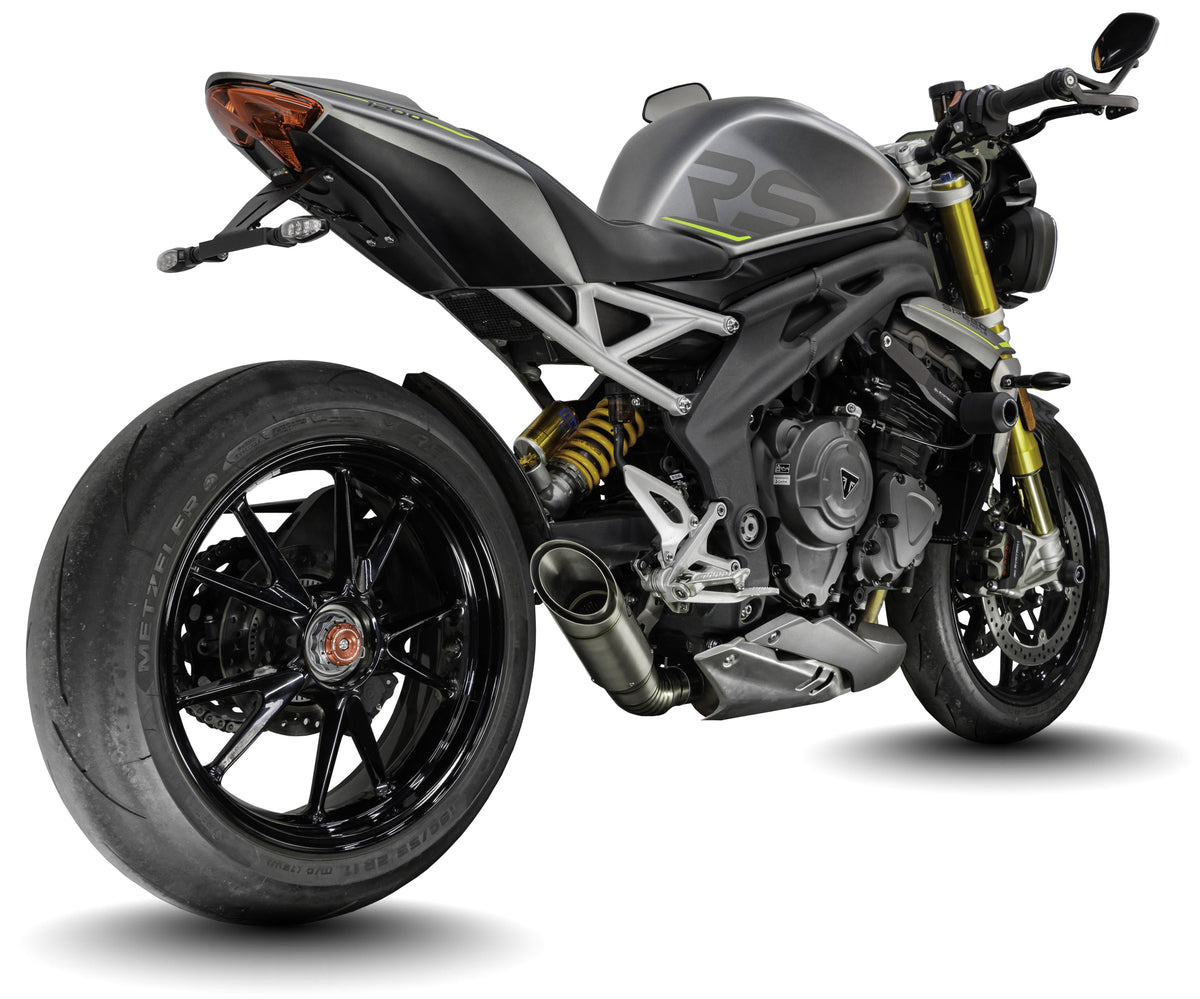 Triumph Speed Triple 1200 RS & RX 2025-2026 GP-R4 slip-on exhaust (Low Mount)  Pro-Race exhaust systems
