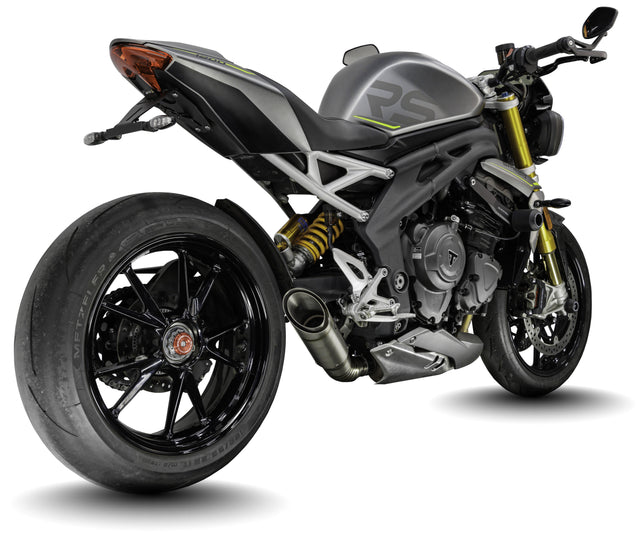 Triumph Speed Triple 1200 RS & RX 2025-2026 GP-R4 slip-on exhaust (Low Mount)  Pro-Race exhaust systems