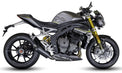Triumph Speed Triple 1200 RS & RX 2025-2026 EVO-R Titanium slip-on exhaust (Low Mount)  Pro-Race exhaust systems