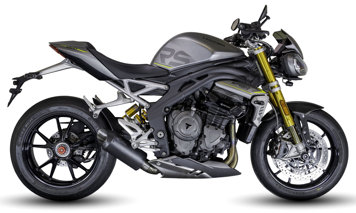 Triumph Speed Triple 1200 RS & RX 2025-2026 EVO-R Titanium slip-on exhaust (Low Mount)  Pro-Race exhaust systems