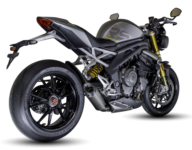 Triumph Speed Triple 1200 RS & RX 2025-2026 EVO-R Titanium slip-on exhaust (Low Mount)  Pro-Race exhaust systems