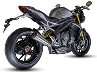 Triumph Speed Triple 1200 RS & RX 2025-2026 EVO-RC Titanium slip-on exhaust  Pro-Race exhaust systems