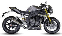 Triumph Speed Triple 1200 RS & RX 2025-2026 EVO-RC Titanium slip-on exhaust  Pro-Race exhaust systems