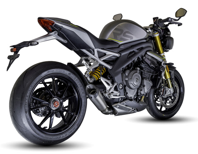 Triumph Speed Triple 1200 RS & RX 2025-2026 EVO-RC Titanium slip-on exhaust (Low Mount)  Pro-Race exhaust systems