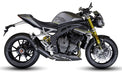 Triumph Speed Triple 1200 RS & RX 2025-2026 EVO-X Titanium slip-on exhaust (Low Mount)  Pro-Race exhaust systems