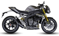 Triumph Speed Triple 1200 RS & RX 2025-2026 EVO-X Titanium slip-on exhaust (Low Mount)  Pro-Race exhaust systems