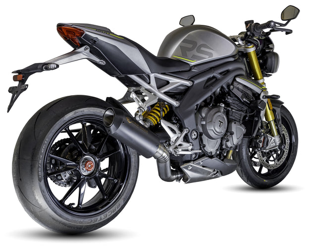 Triumph Speed Triple 1200 RS & RX 2025-2026 EVO-X Titanium slip-on exhaust  Pro-Race exhaust systems
