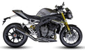 Triumph Speed Triple 1200 RS & RX 2025-2026 EVO-X Titanium slip-on exhaust  Pro-Race exhaust systems