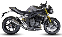 Triumph Speed Triple 1200 RS & RX 2025-2026 EVO-X Titanium slip-on exhaust  Pro-Race exhaust systems