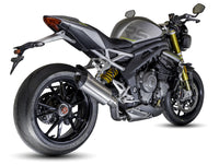 Triumph Speed Triple 1200 RS & RX 2025-2026 EVO-X Titanium slip-on exhaust  Pro-Race exhaust systems