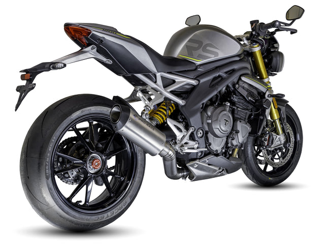 Triumph Speed Triple 1200 RS & RX 2025-2026 EVO-X Titanium slip-on exhaust  Pro-Race exhaust systems
