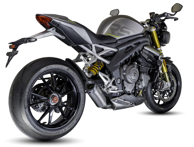 Triumph Speed Triple 1200 RS & RX 2025-2026 EVO-X Titanium slip-on exhaust (Low Mount)  Pro-Race exhaust systems