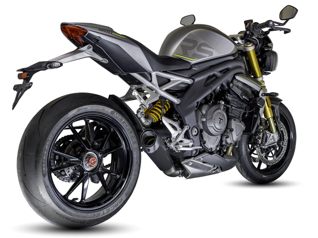 Triumph Speed Triple 1200 RS & RX 2025-2026 EVO-XC Titanium slip-on exhaust (Low Mount)  Pro-Race exhaust systems