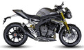 Triumph Speed Triple 1200 RS & RX 2025-2026 EVO-XC Titanium slip-on exhaust (Low Mount)  Pro-Race exhaust systems