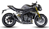 Triumph Speed Triple 1200 RS & RX 2025-2026 EVO-XC Titanium slip-on exhaust (Low Mount)  Pro-Race exhaust systems